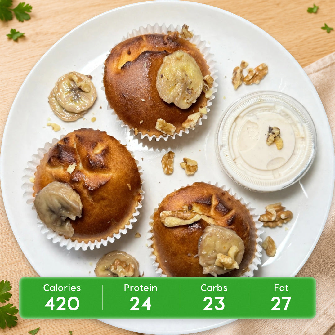 Banana Bread Protein Breakfast Cheesecake
