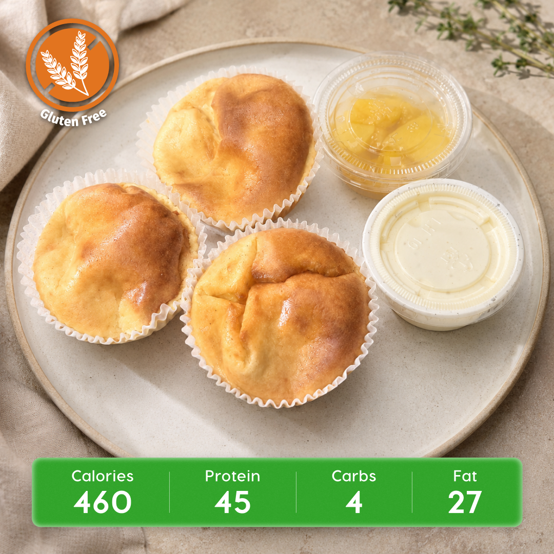Protein Breakfast Cheesecake w/ Clementines