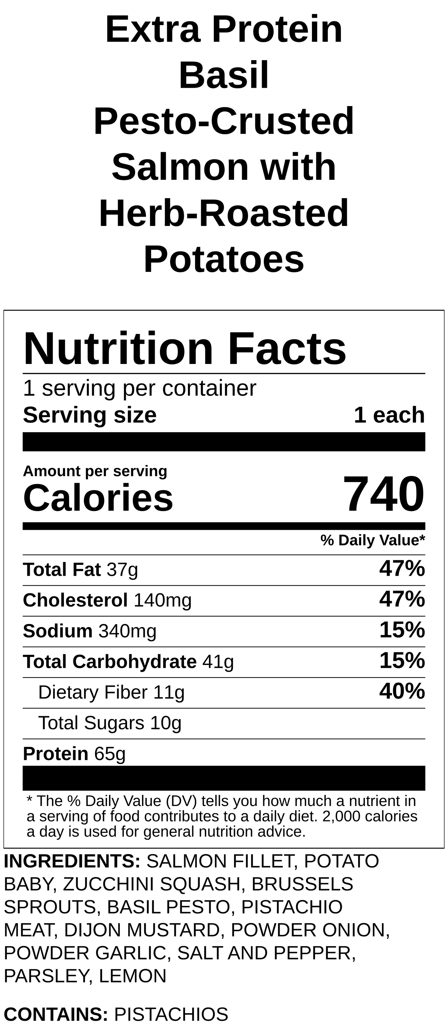 Basil Pesto-Crusted Salmon with Herb-Roasted Potatoes