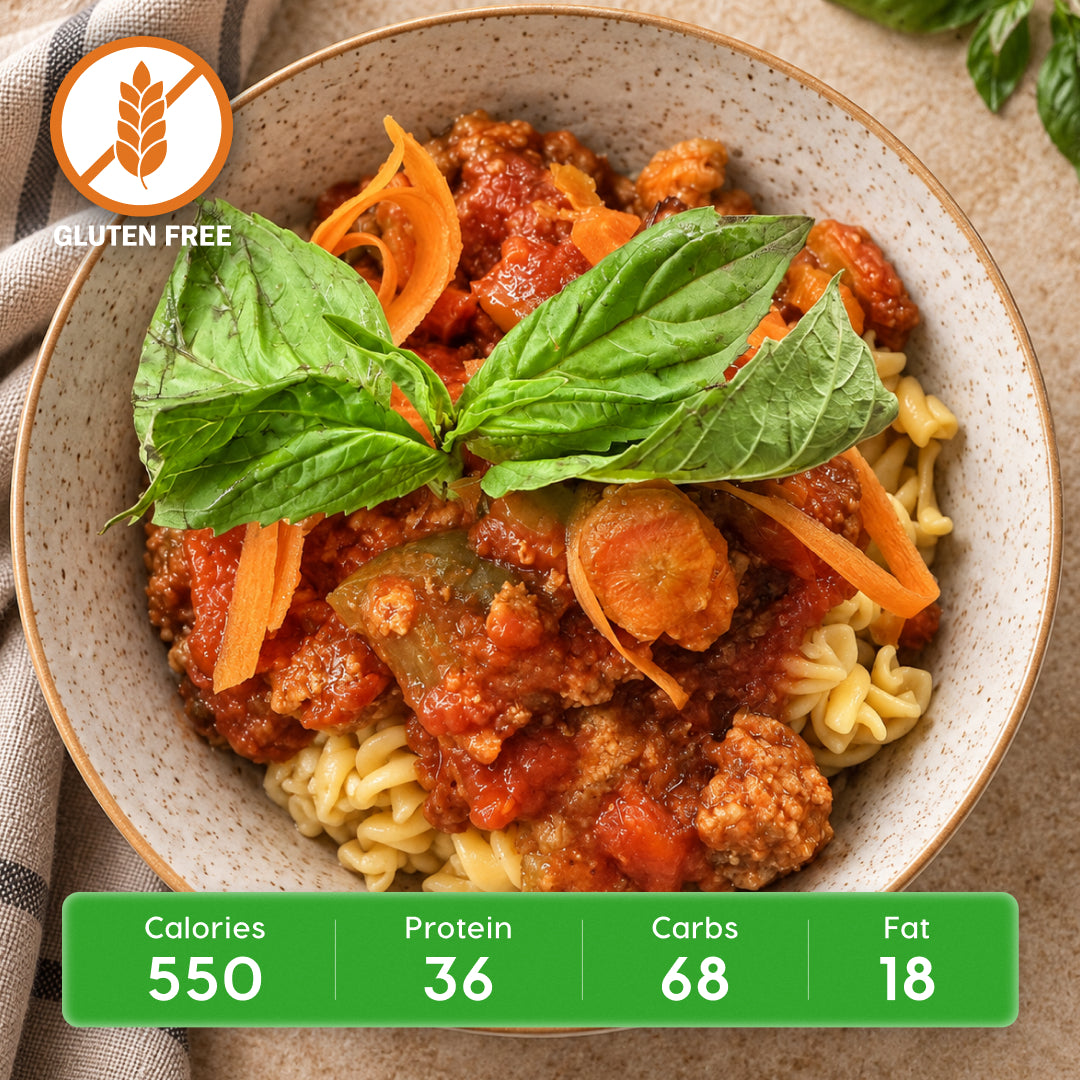 Lean Turkey Bolognese with Veggie Marinara & Protein Penne