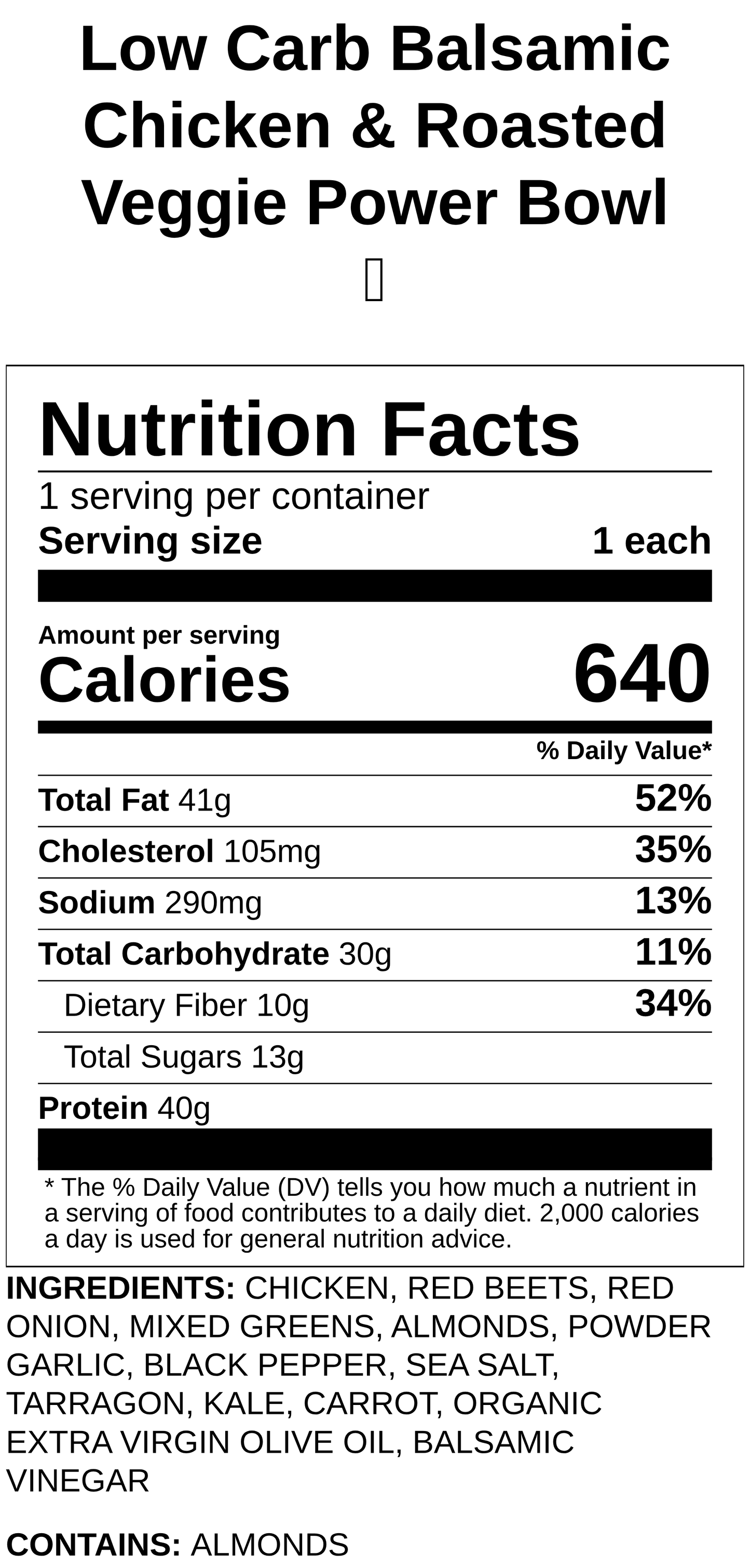 Balsamic Chicken & Roasted Veggie Power Bowl with Sweet Potato