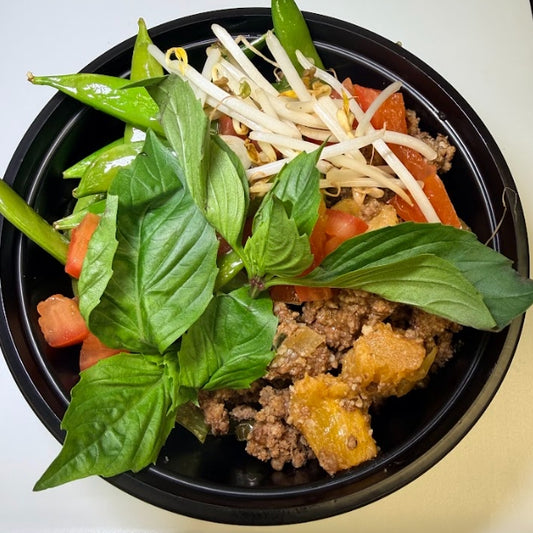 Pineapple Ginger Organic Lean Beef Bowl with Quinoa & Bok Choy