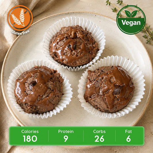 Protein-Packed Black Bean Brownies GF, DF, V