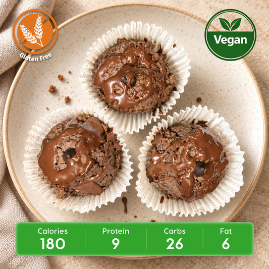 Protein-Packed Black Bean Brownies GF, DF, V