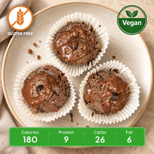 Protein-Packed Black Bean Brownies GF, DF, V