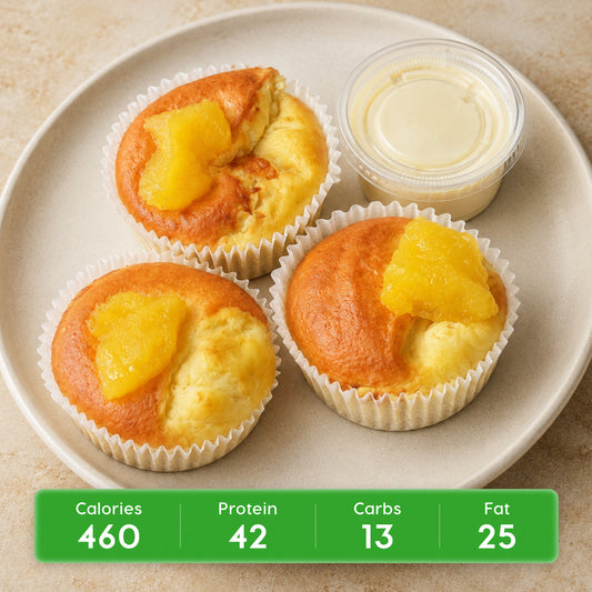 Protein Breakfast Cheesecake w/ Mango