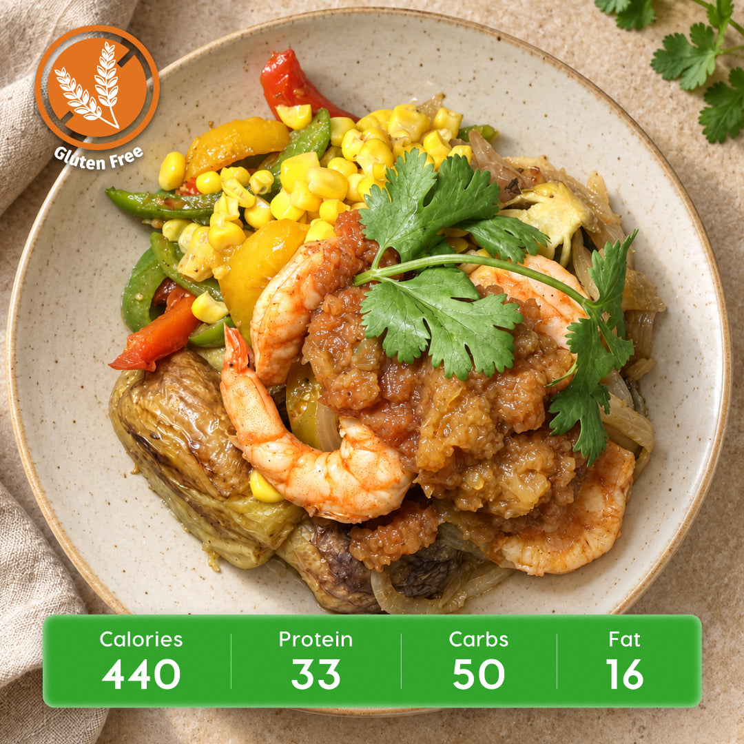 Southwest Sizzle Shrimp Skillet with Roasted Potatoes