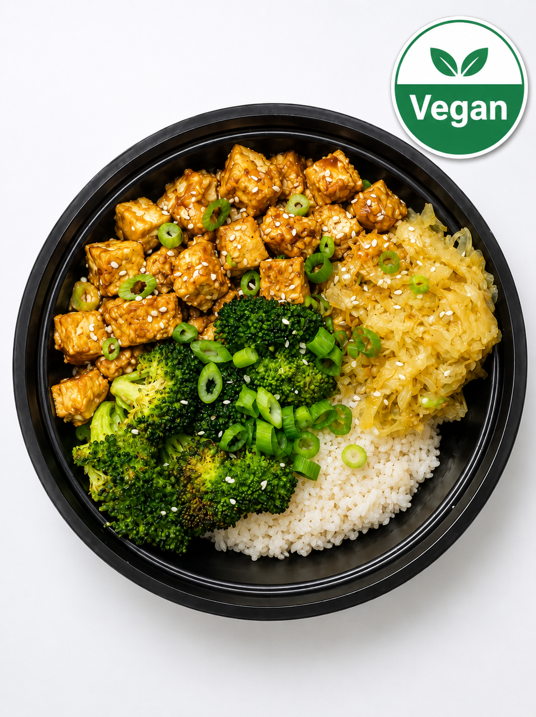 Vegan Sesame-Ginger Tofu & Broccoli Stir Fry