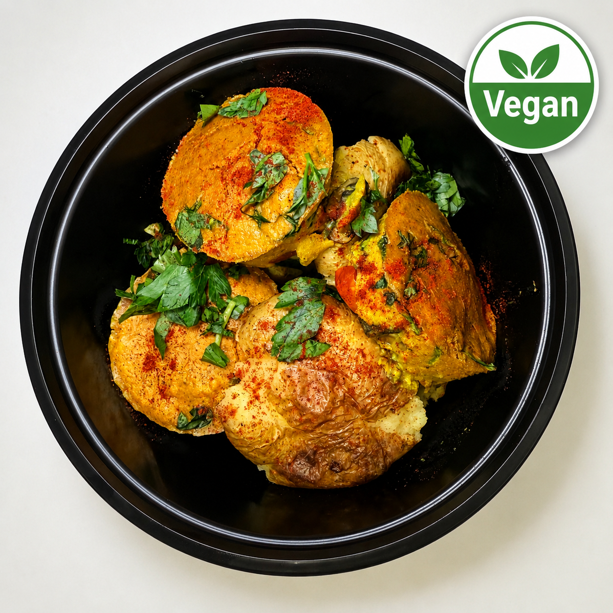 Vegan Spinach & Mushroom Chickpea Frittata
